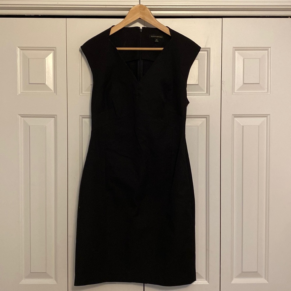 Banana Republic Black Work Dress Size 10